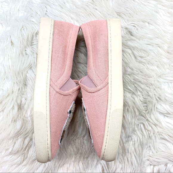 Soludos Pink Canvas Llama Embroidered Sneaker - Picture 7 of 9